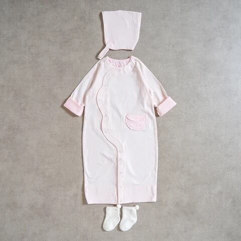 NAOMI ITO(ナオミイトウ) / Peaceful cooing 2wayドレス / ピンク / 50-80cm