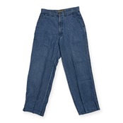 LANCEL ランセル テンセル100% ダンガリー デニム セットアップ ベスト & パンツ M(上) 30インチ(下) /日本製/メンズ