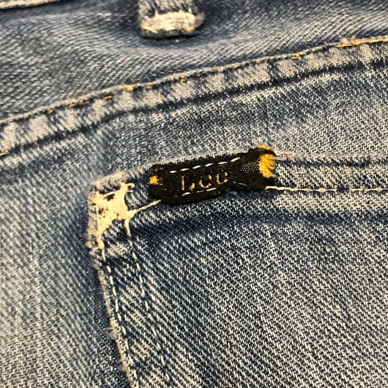 50's 60's Lee リー RIDERS 101B サイド黒タグ デニム カット 50's 60's Lee リー RIDERS 101B サイド黒タグ デニム カット