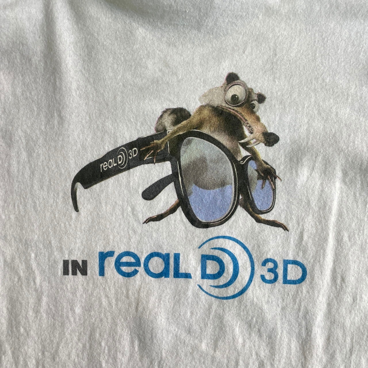 00年代 ICE AGE3 DAWN OF THE DINOSAURS プリントTシャツ メンズL 古着 