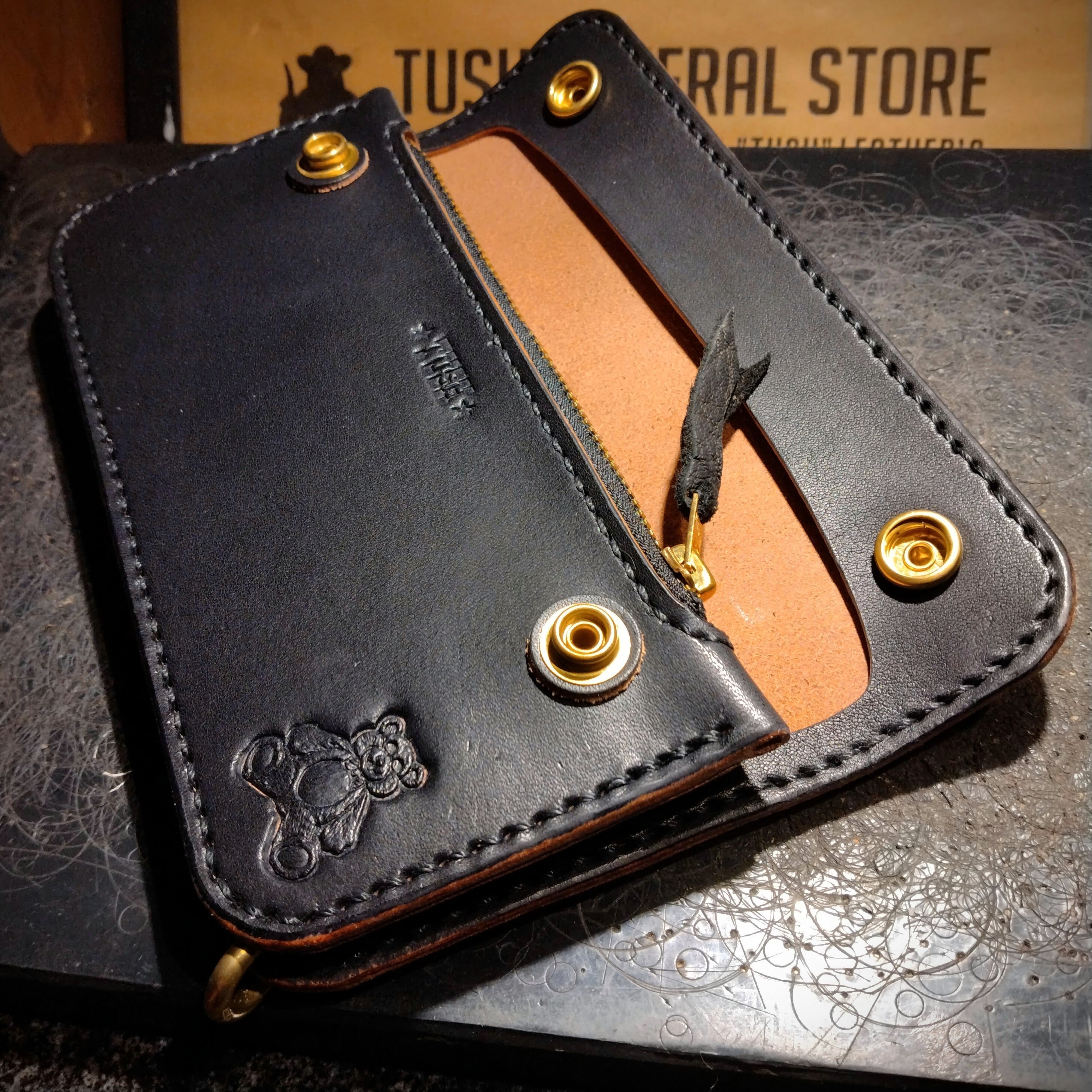 【てばさき】トラッカーウォレット（ハーフフラップ・フルフェイス）2点 Trucker Wallet 