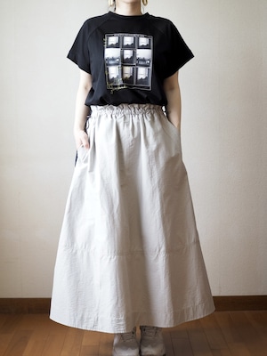 フォトプリントTシャツ <ブラック>