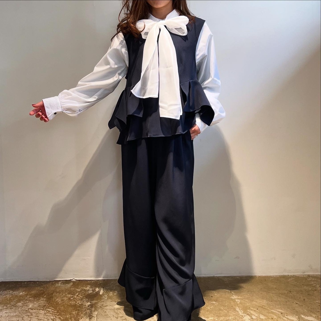 エイミーロウ  Eimee Law おりがみフリンジ×パンツSETUP