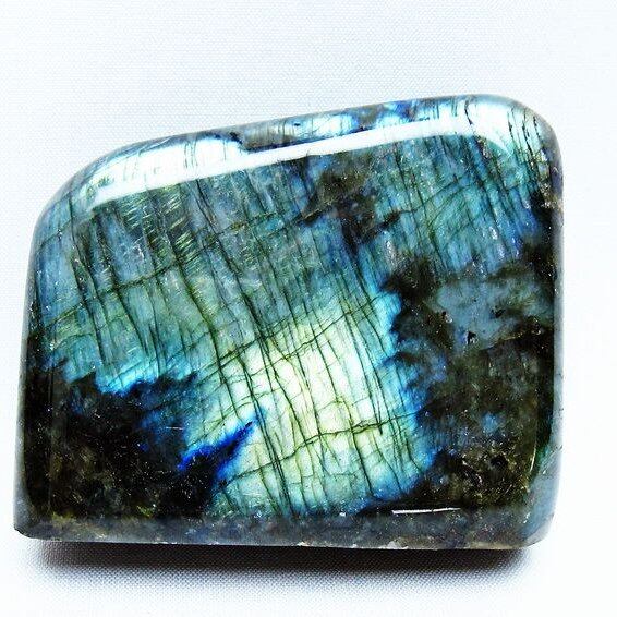 ラブラドライト 原石 一点物 181-4326