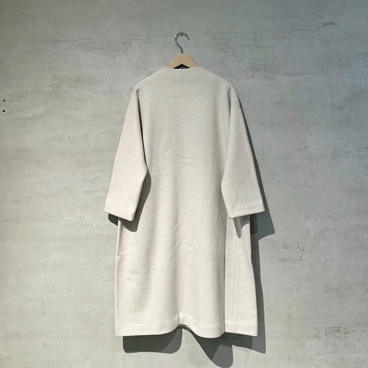 evam eva】press wool long coat/E243K093 | eighty88eight