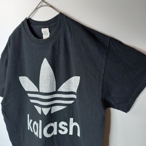 ギルダン　クルーネック　プリントTシャツ　半袖　ウルトラコットン　ブラック　M