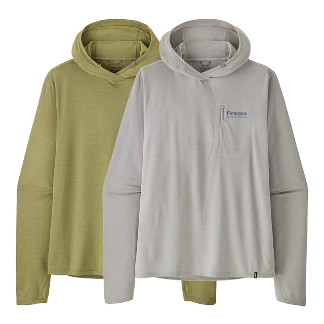 【DM便190円】Patagonia パタゴニア Men's Capilene® Cool Sun Hoody - Water People Banner メンズ・キャプリーン・クール・サン・フーディ（ウォーター・ピープル・バナー）