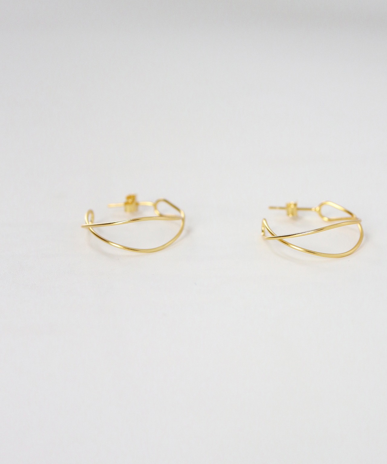 S925 ワイヤーフープピアス/019042