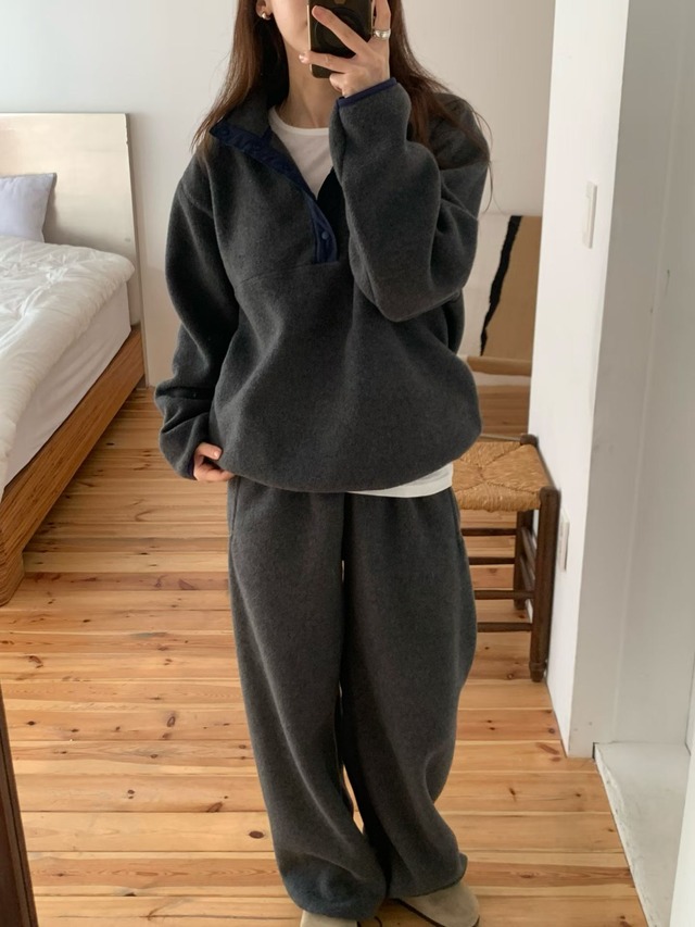 (予約) fl lanel / Teddy fleece pants 3color