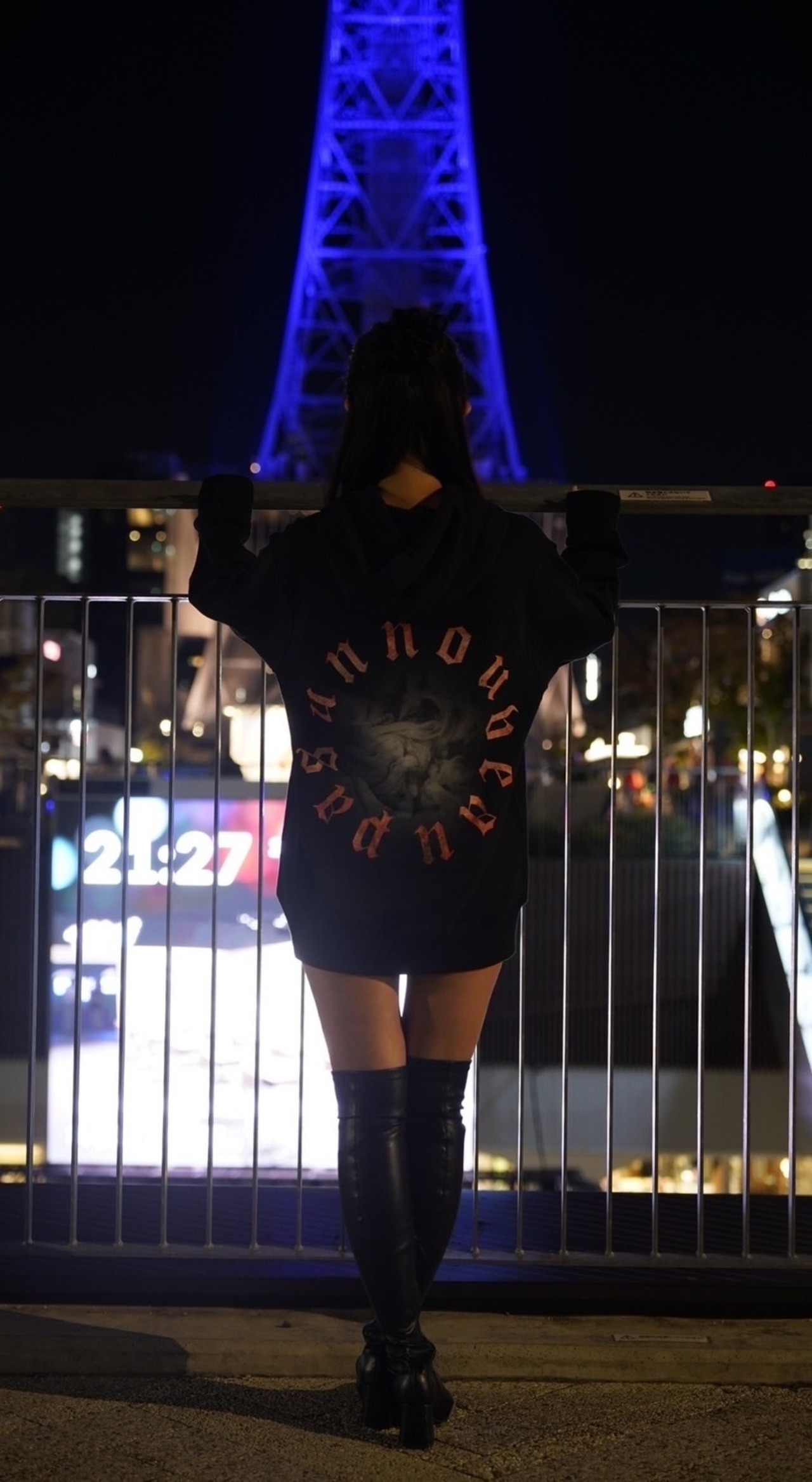 F&F ヴィンテージエンジェル・ゴシックフーディ