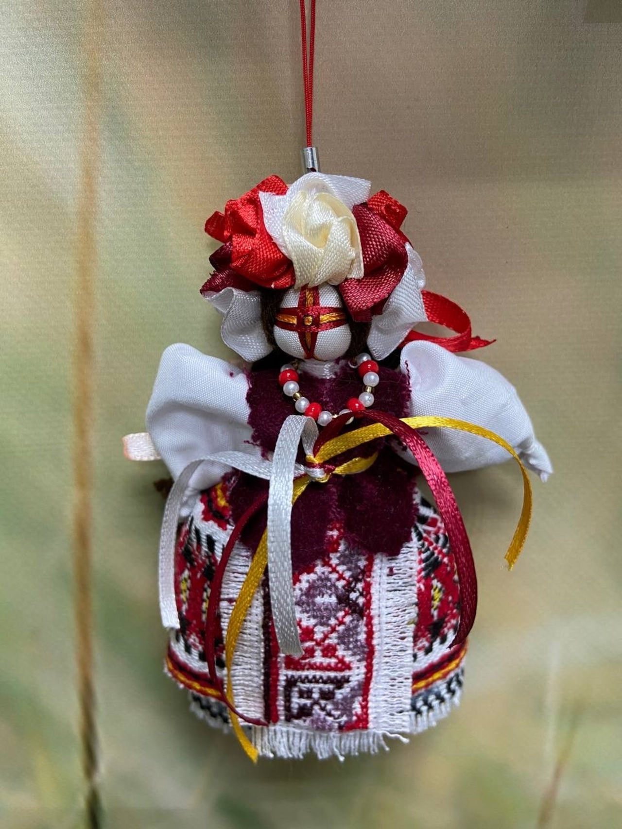 UA.Designer手作りモタンカ 12cm（ウクライナの御守り） - 4