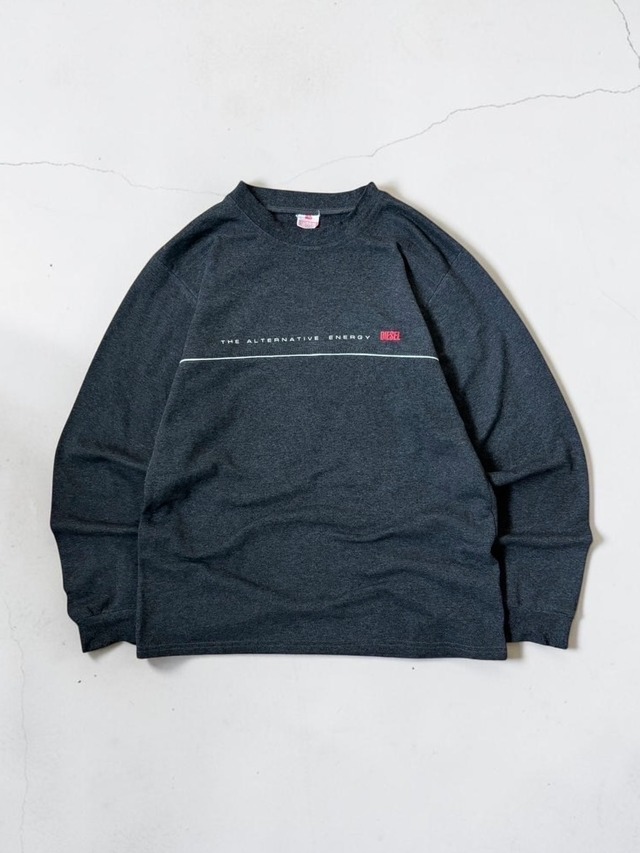 DIESEL Logo Long T-shirt L