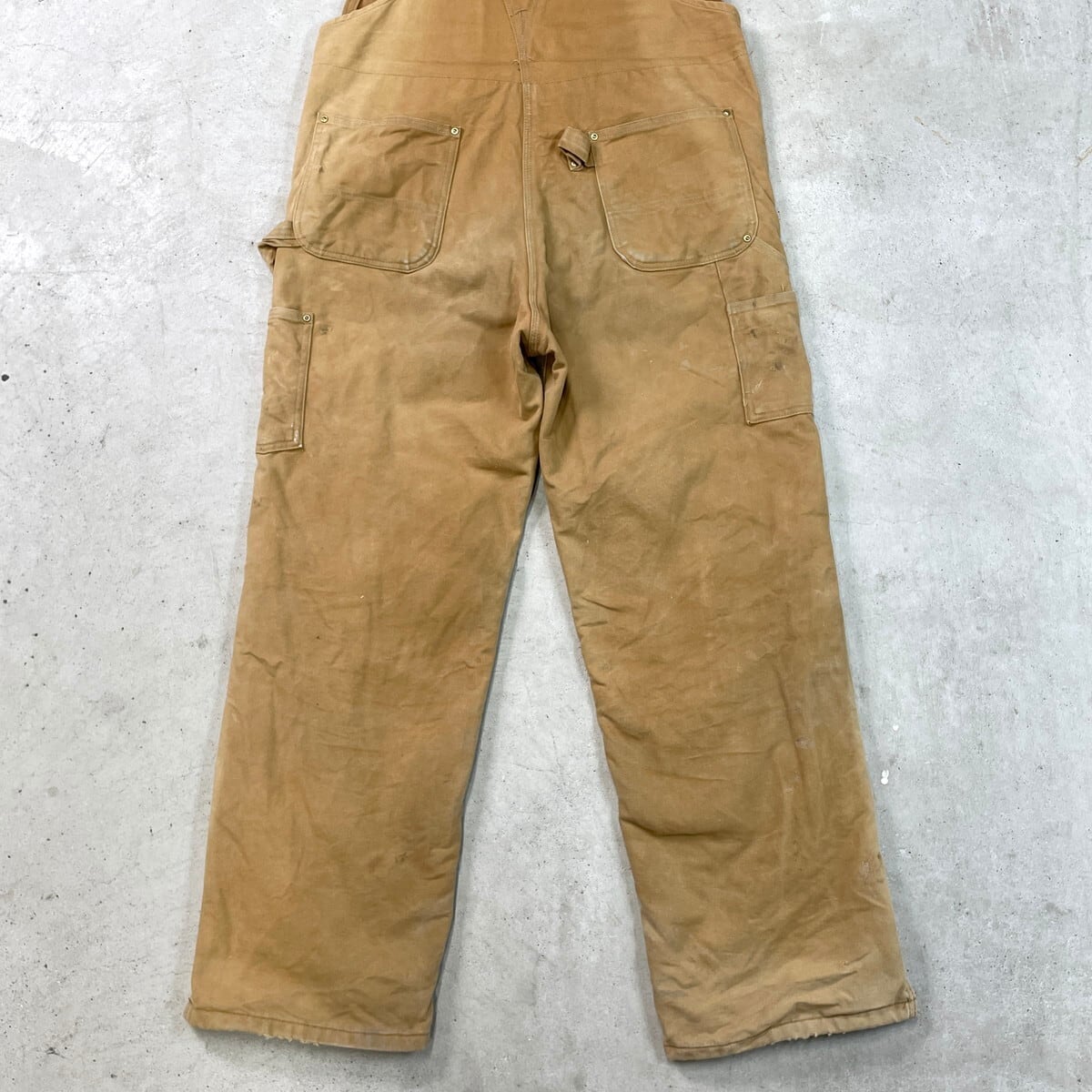 80-90年代 Carhartt カーハート ダック地 ダブルニー オーバーオール