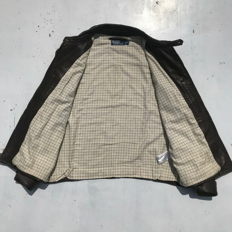 POLO by RALPH LAUREN ポロラルフローレン ラムレザージャケット POLO by RALPH LAUREN ポロラルフローレン ラムレザージャケット