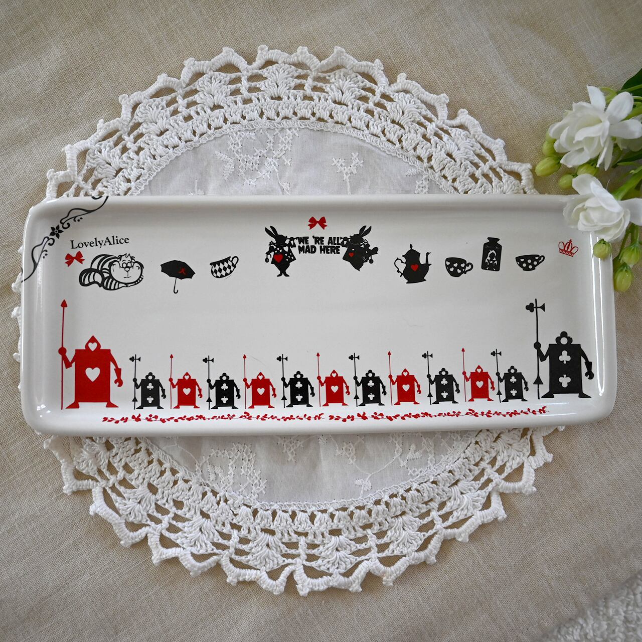 set割引】2枚セット NEW！白磁用LovelyAlice・SweetAlice（ポーセリン