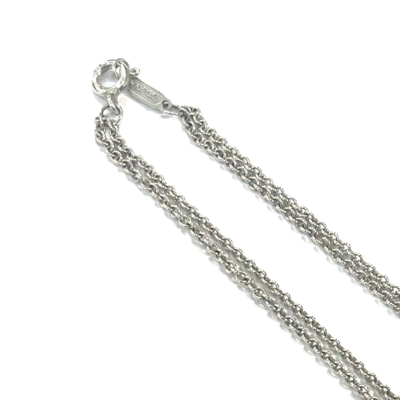 限定価格【TIFFANY&Co.】2734 ダブルチェーン 立体インフィニティ