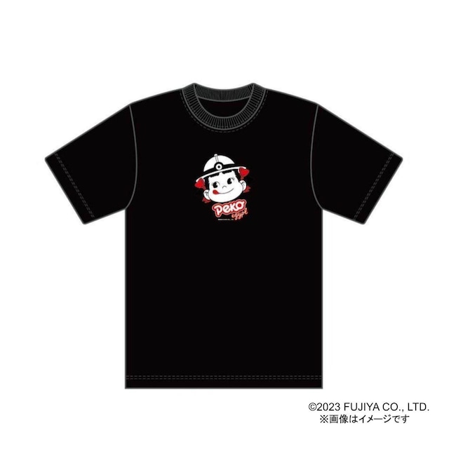 「古代エジプト美術館展」／ペコちゃんオリジナルTシャツ（黒）