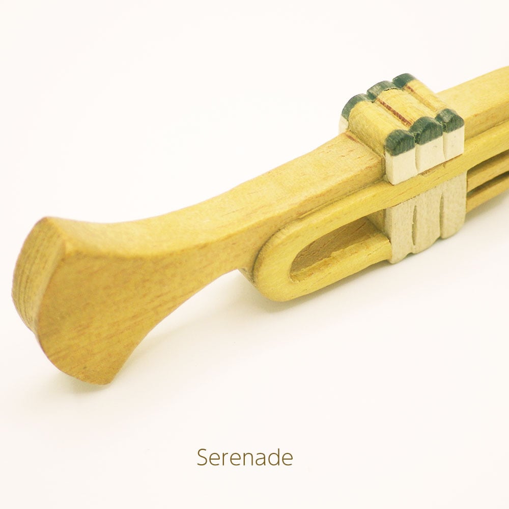 トランペット 木製楽器ストラップ | 音楽雑貨の店 セレナード