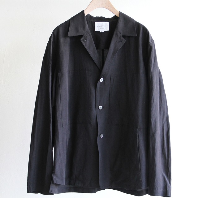 STILL BY HAND【mens】cupro linen jacket