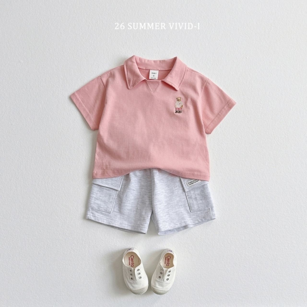 【取寄/韓国直送】VIVID-I 26/SM ラベルカーゴパンツ|夏服|韓国子供服