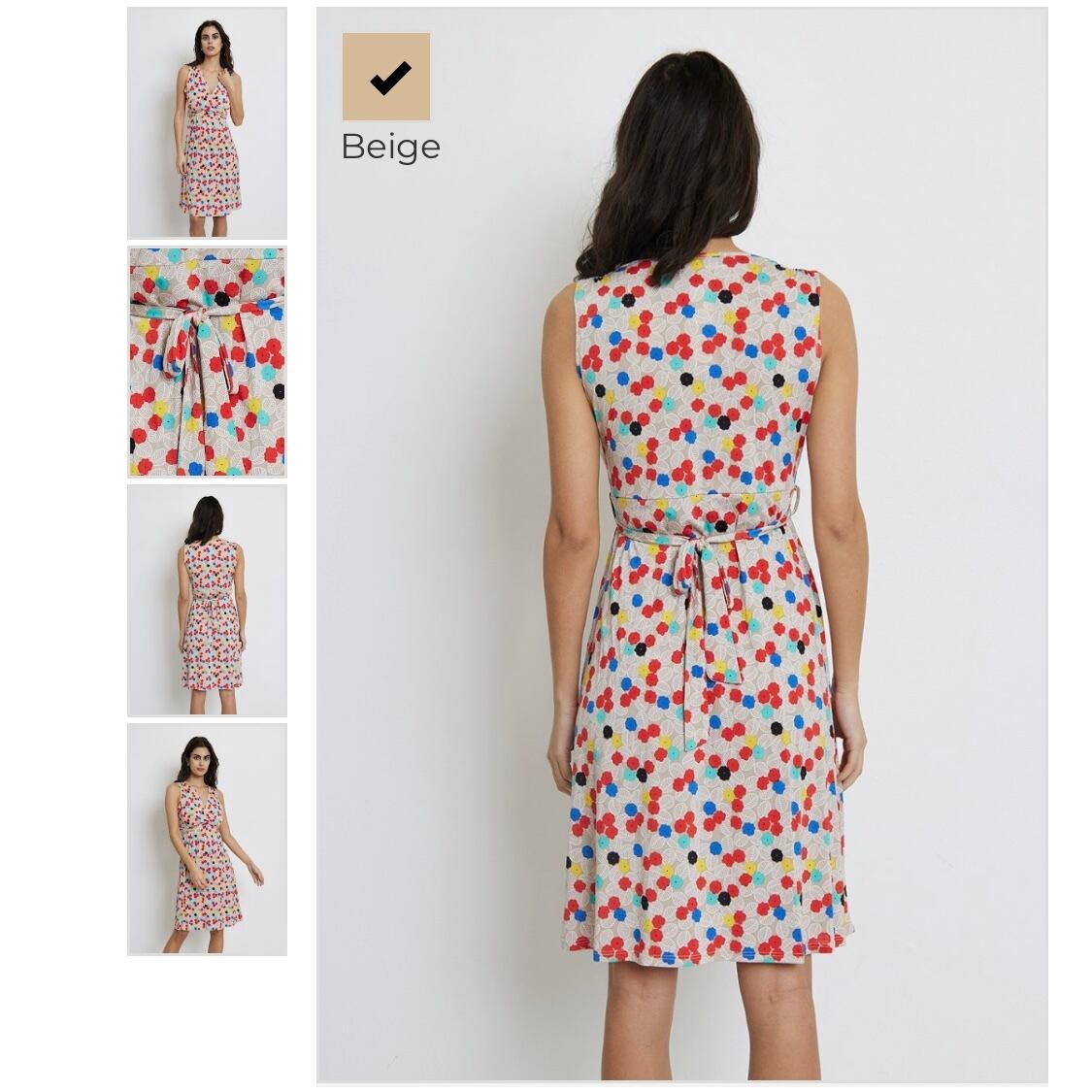 Revd Elle No 147 フランス製 パリ ジャージーワンピース Mサイズ ノースリーブ 22年 Mcb Apparel