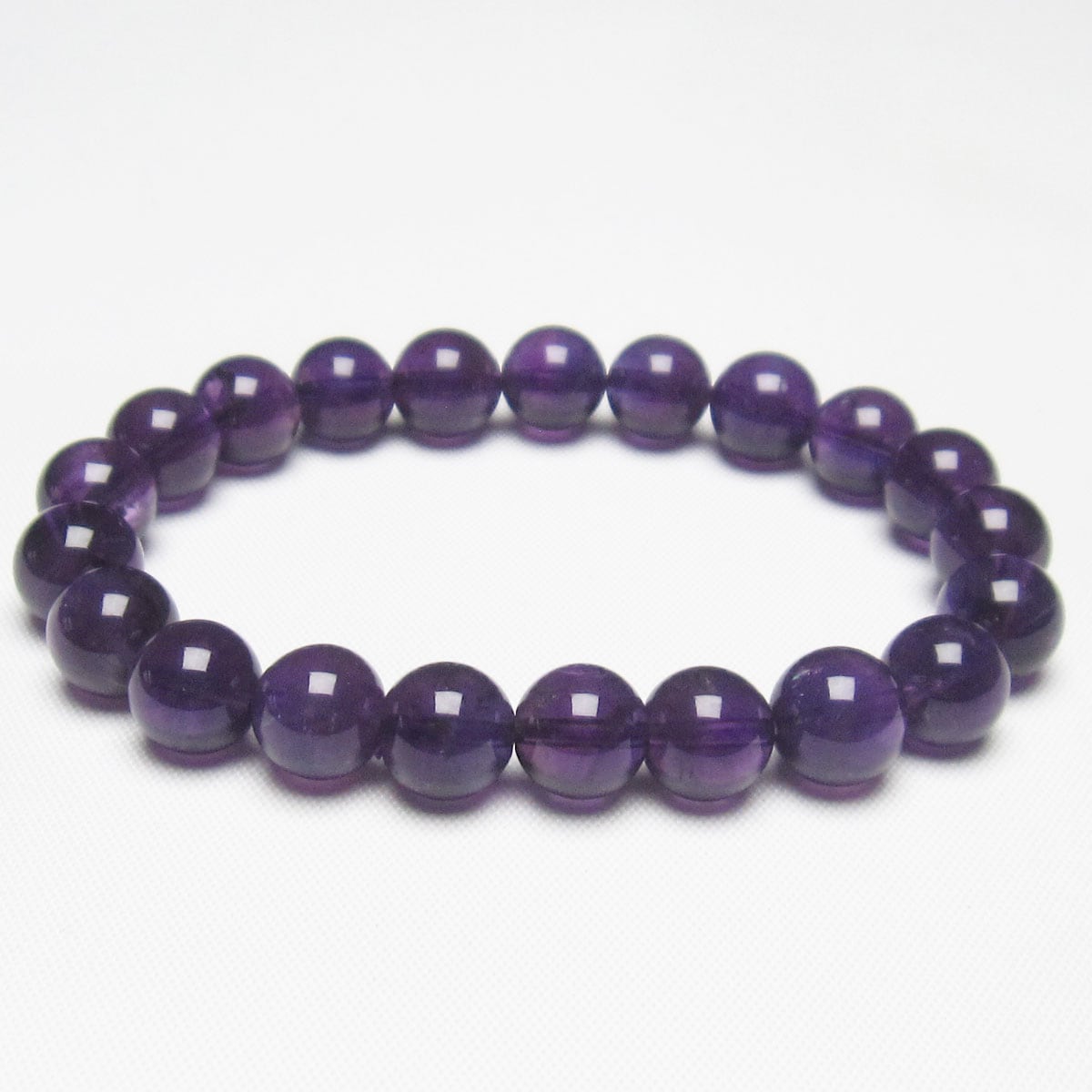 アメジスト ブレスレット 9mm 一点物 メール便可 [M便 1/10] 111-21711