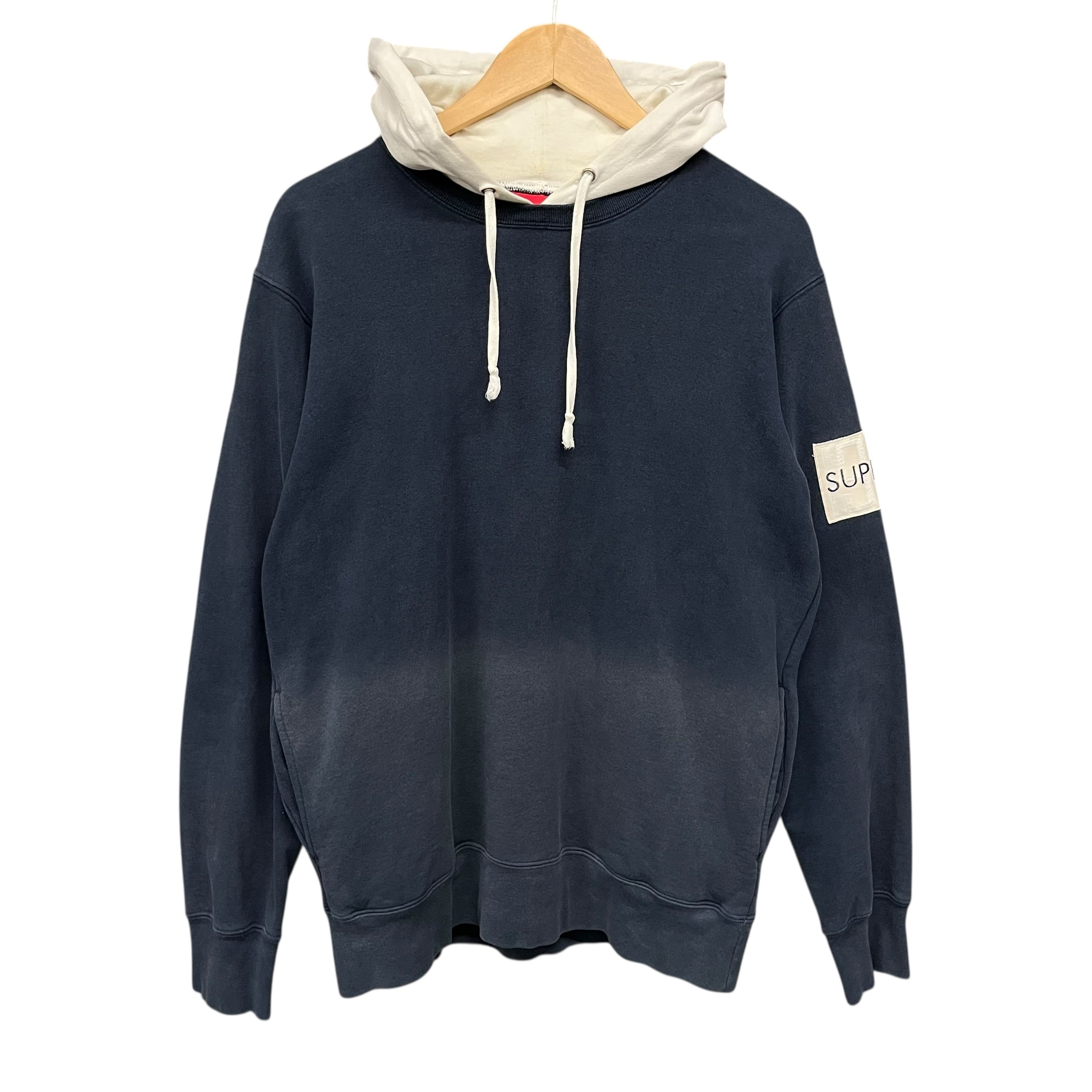Supreme 2tone Hooded Crewneck/サンフェード f8b8a9b1973cc1426b96e25b5fb75a