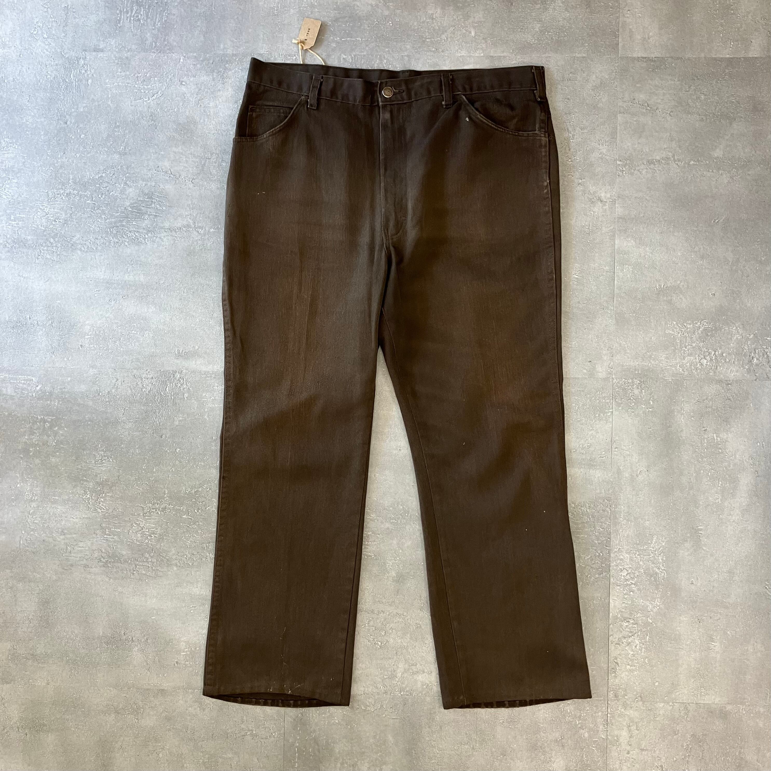 《実寸w35l27》Dickies ディッキーズ 80s スラックス 42talon No.2915