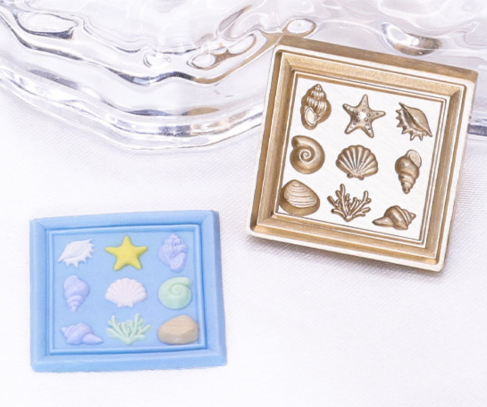 スタンプ（貝殻たち） | シーリングスタンプ専門店 calm sealing