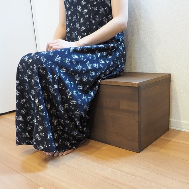 幅700収納ベンチ ボックス コンテナボックス ガーデニング 収納ボックス おもちゃ箱 手づくり家具工房slowlife