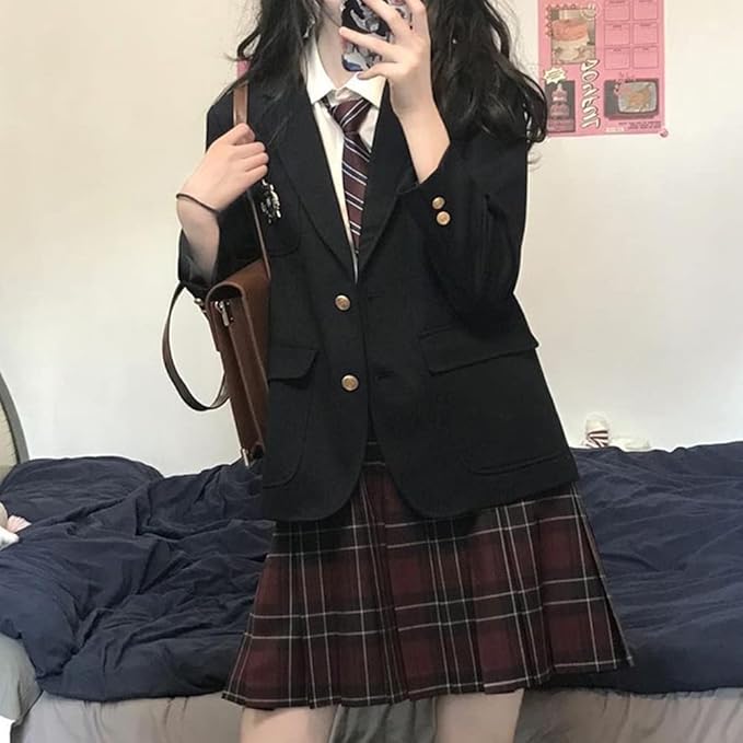SSUPTEMBER2] スクール 制服 ブレザー JK 女子高生 コスプレ衣装 4点
