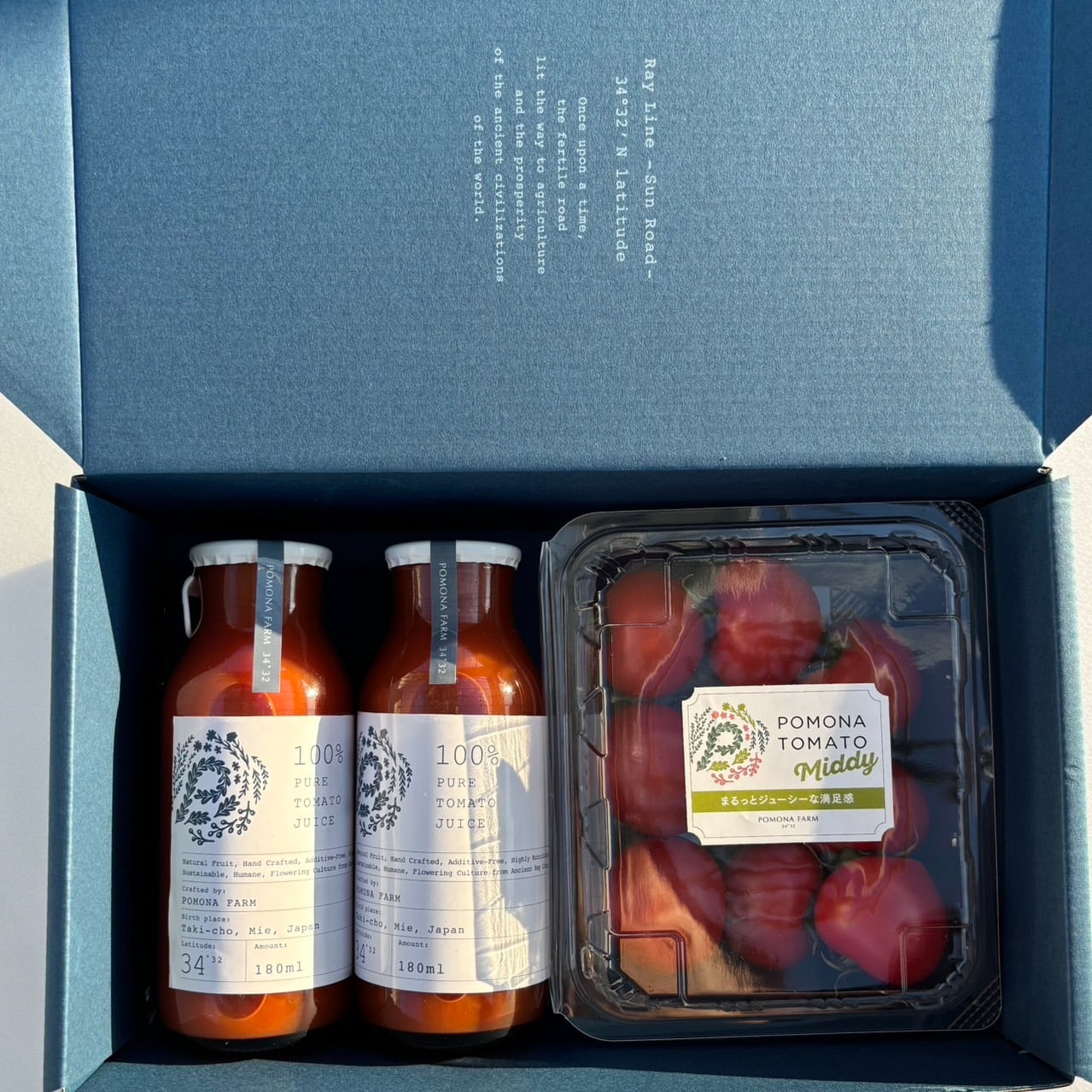 選べる！生鮮トマト&トマトジュース ギフトボックス | POMONA FARM