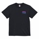 Draemkendam-5.6oz purple logo Tシャツ(黒）