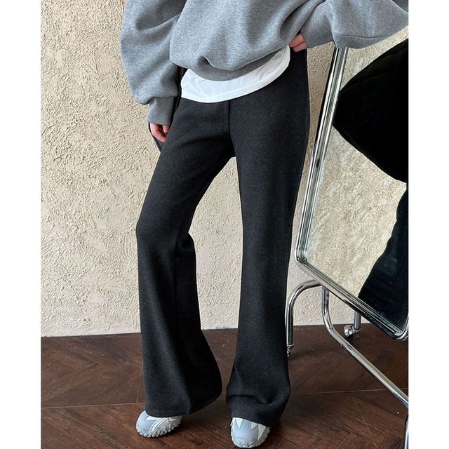 flare casual pants　j-0213