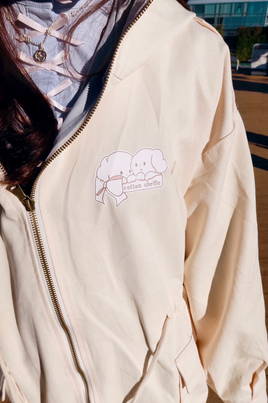 数量限定再販 】春とあそぶマウンテンパーカー | cotton shellie