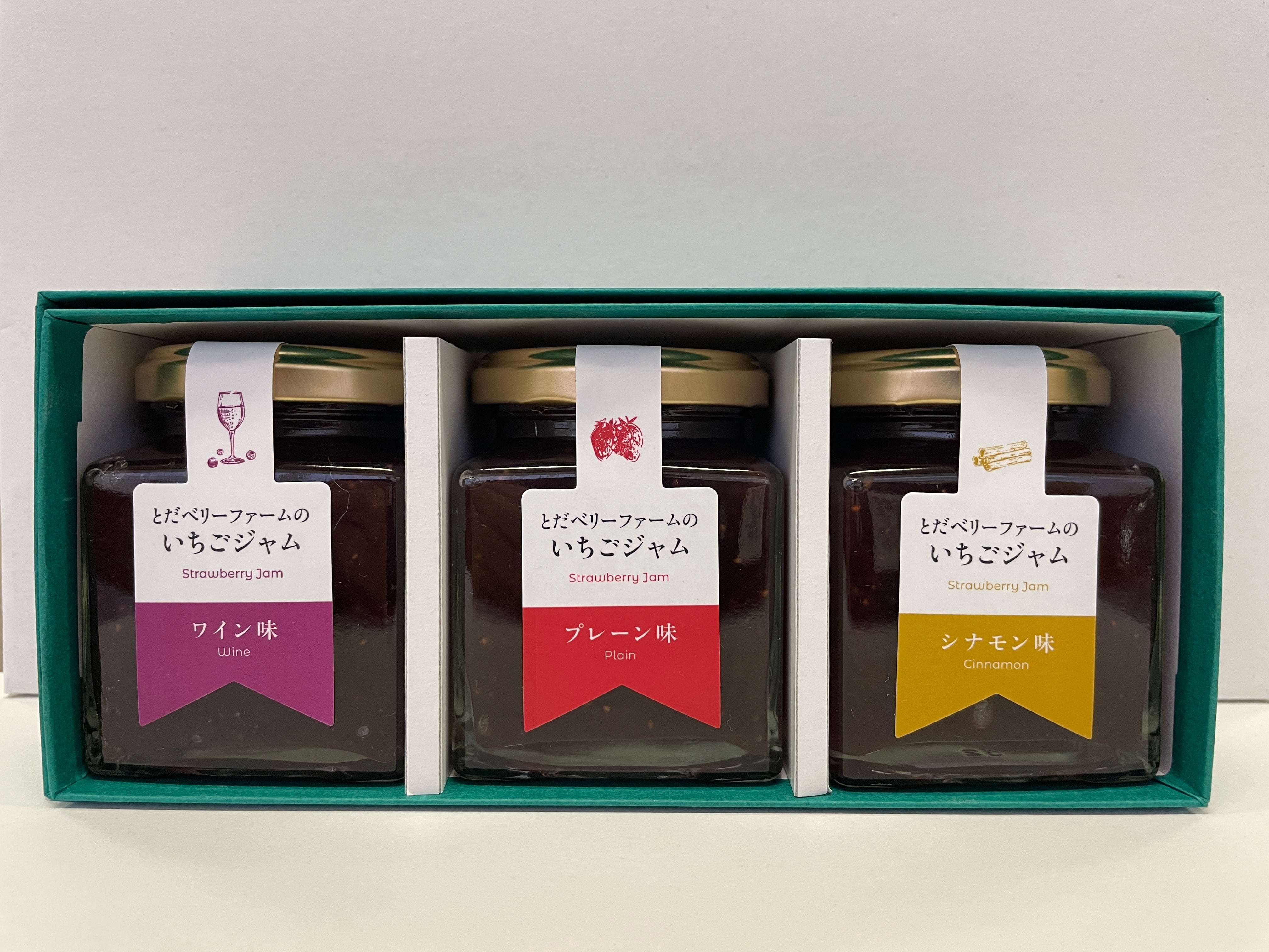 うずしおベリー】3種類のいちごジャムセット | TODA Berry Farm