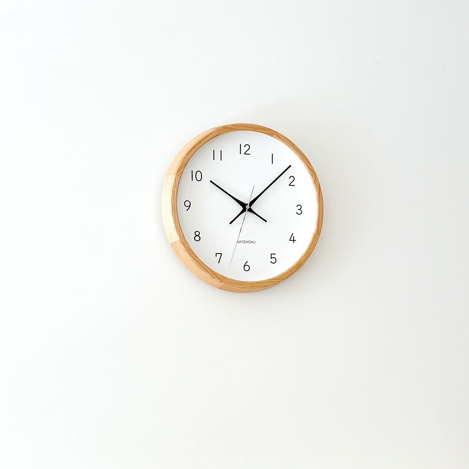 KATOMOKU muku clock 13 オーク km-104OA 掛け時計 | 加藤木工株式会社