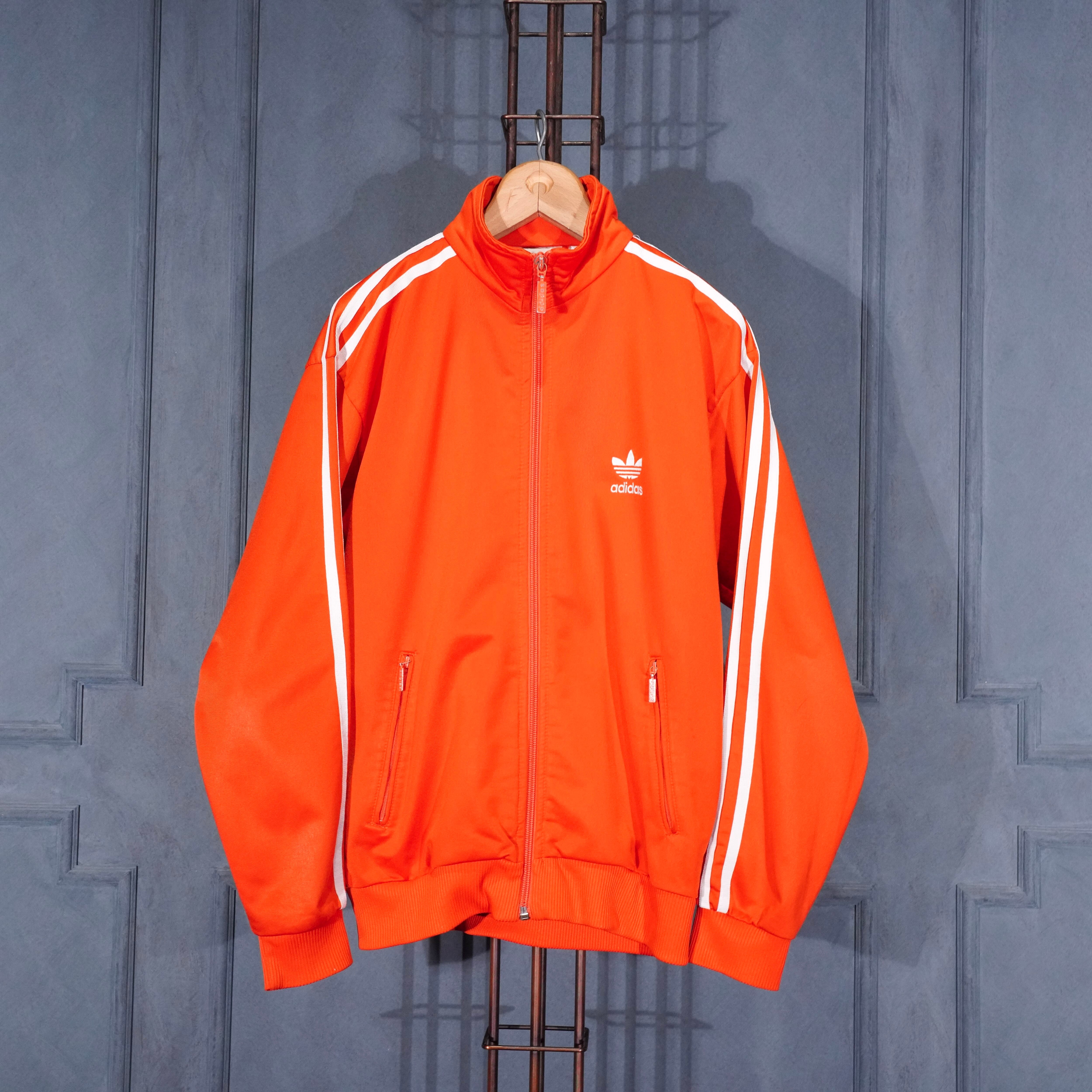 90's〜00's USA VINTAGE adidas LOGO EMBROIDERY DESIGN ZIP UP TRACK