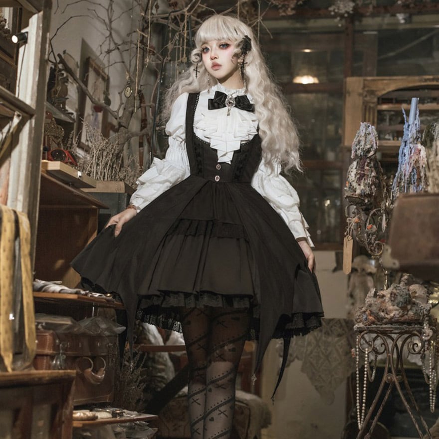 ゴスロリ通販 With U ファッション ハット 三角帽 魔法使い 魔女 暗黒