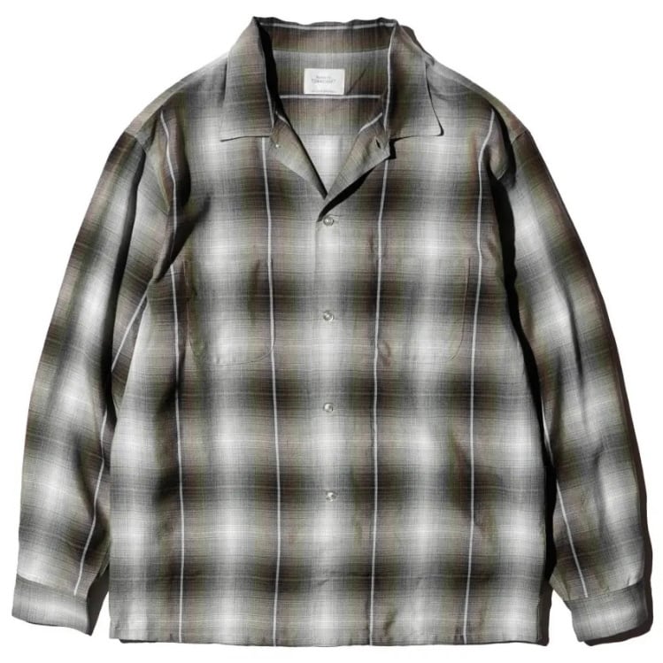 TOWNCRAFT / 60S OMBRE PLAID RAYON SHIRT Green | 【FLAGS】メンズ