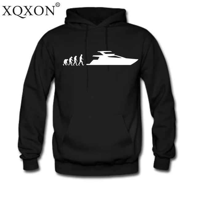 Xqxon高品質ヨット進化興味深いプルオーバー秋冬新しい男性thinhoodedパーカートレーナートップスh21