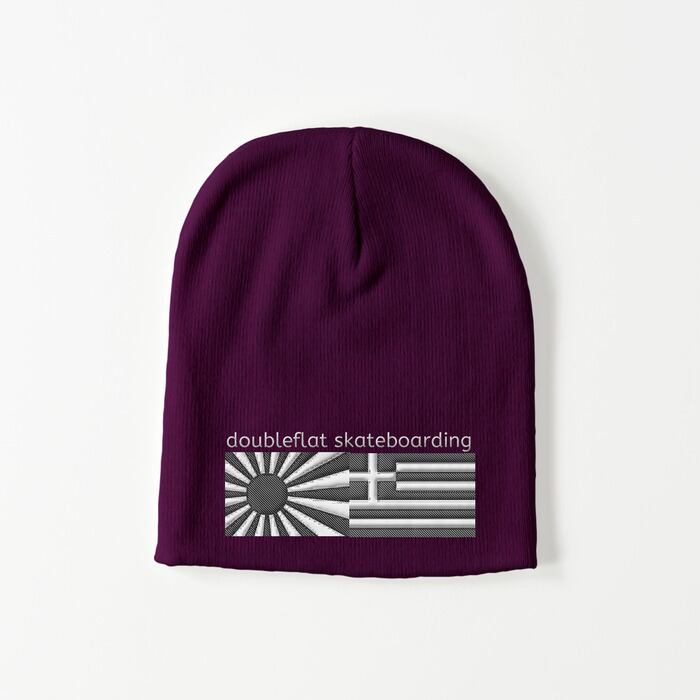 SHHH ビーニー Shhh Swirl Beanie (White & Light Blue) | shhh