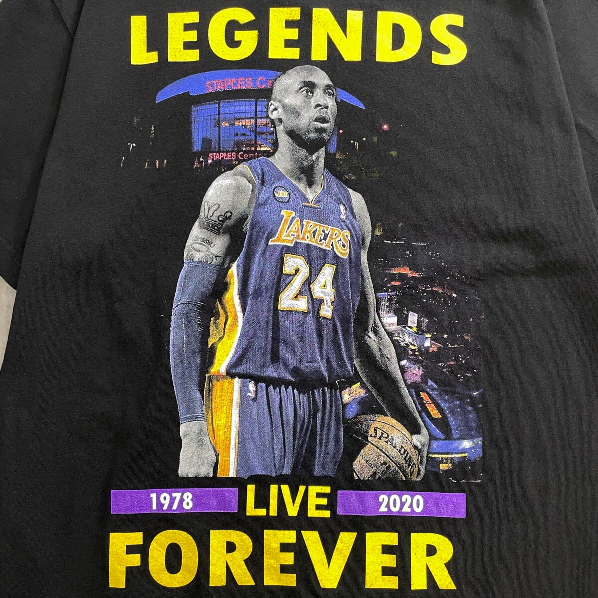 KOBE BRIANT コービー・ブライアント 追悼フォトプリントTシャツ