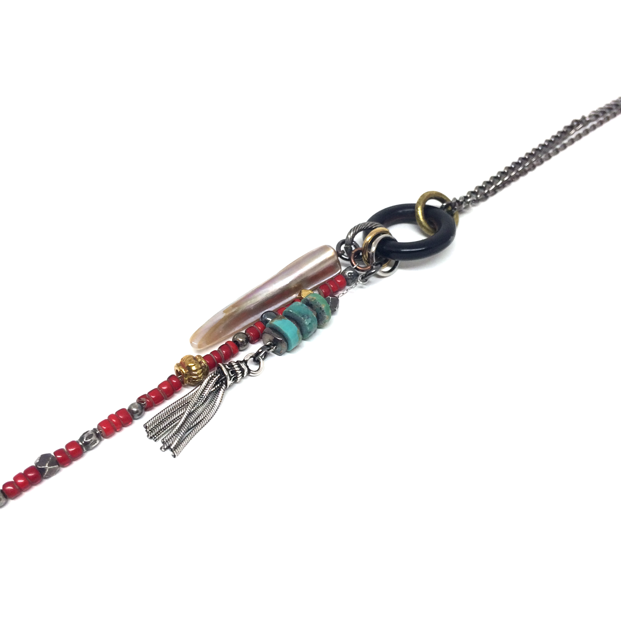 gunda<ガンダ>SPACE INDIAN NECKLACE/B [スペースインディアン gunda<ガンダ>SPACE INDIAN NECKLACE/B [スペースインディアン