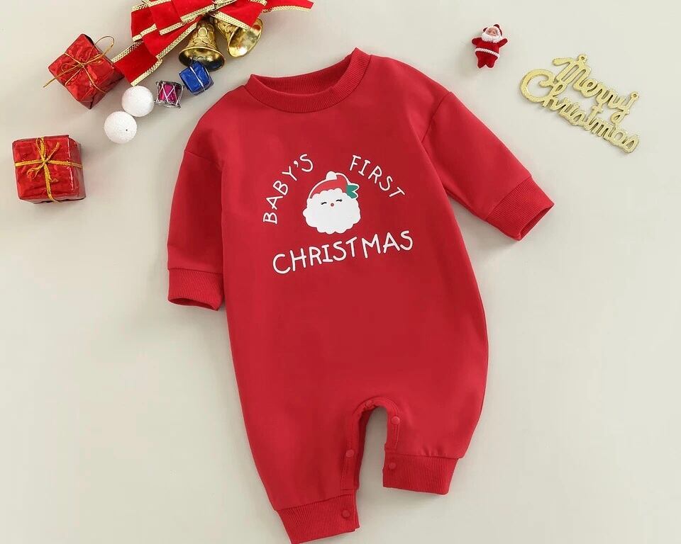 ロンパース / 冬服 / 女の子 / 男の子 / 〜12ヶ月