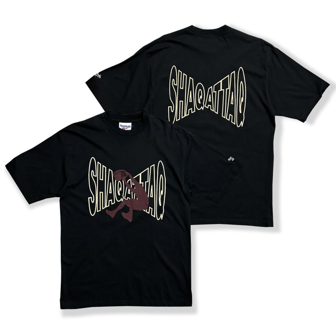 Shaquille O'Neal -SHAQ ATTAQ- Printed T-Shirt. Reebok