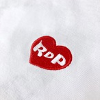 ハート柄ロゴ刺繍Tシャツ