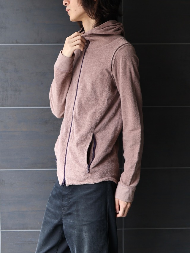 【ripvanwinkle】towel zip up hoodie