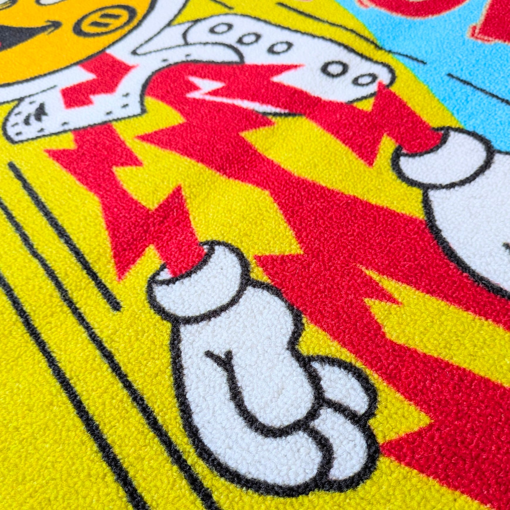 【 Reddy Kilowatt ( レディ・キロワット ) 】キロワット / American MAT ( 裏面滑り止め加工 ) / キッチンマット / ふかふかマット / フロアマット / バス / エントランス / ロングバージョン〚アメリカン雑貨 アメトイ〛