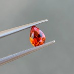 マンダリンガーネット トリリアント 6x4mm, 0.56ct, ナミビア産